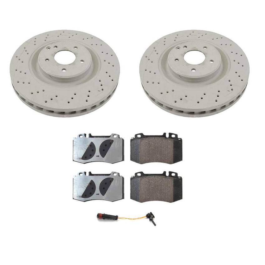 Mercedes Disc Brake Pad and Rotor Kit - Front (288mm) 005420952041